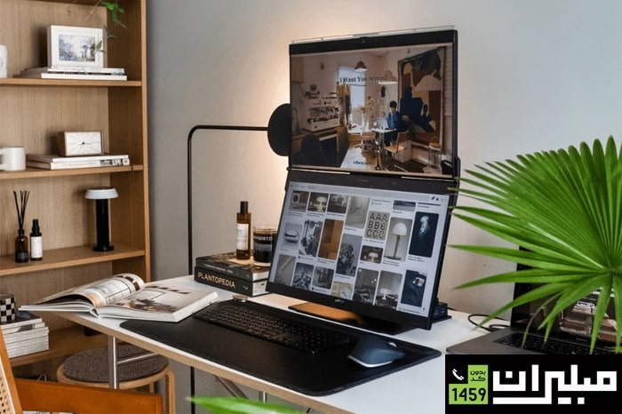 قابلیت افزودن بازو یا پایه نگهدارنده مانیتور