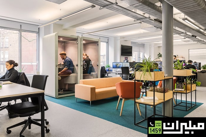 استفاده از مبلمان اداری سبک مدرن